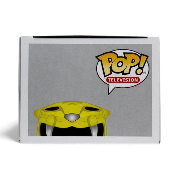 Funko Pop Unopened Yellow Ranger 362 Mighty Morphin' Power Rangers Metallic - Picture 5 of 10